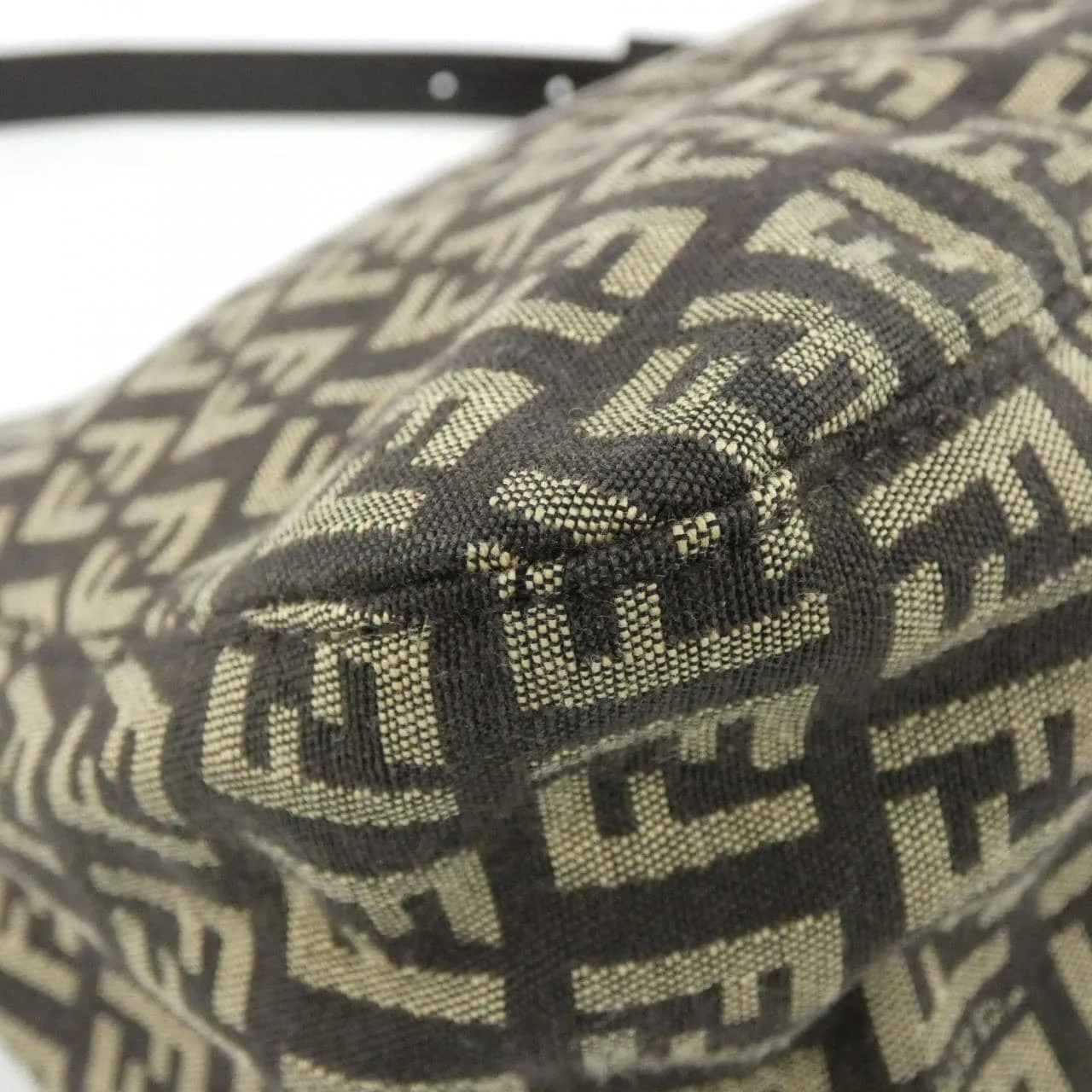 FENDI Baguette 8BR001 JQ4 Shoulder Canvas Black Canvas Rank A - Thumbnail 3