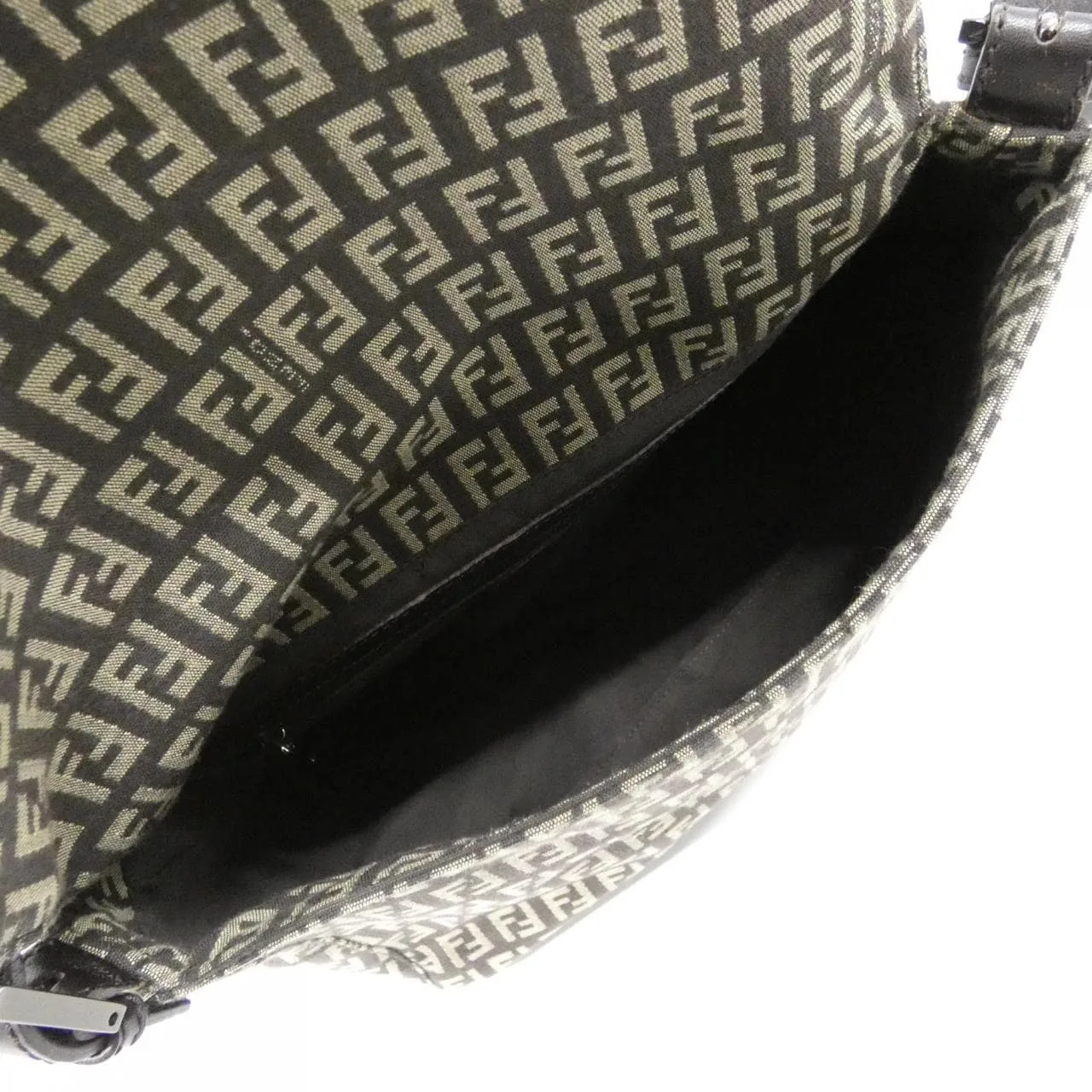 FENDI Baguette 8BR001 JQ4 Shoulder Canvas Black Canvas Rank A - Thumbnail 8