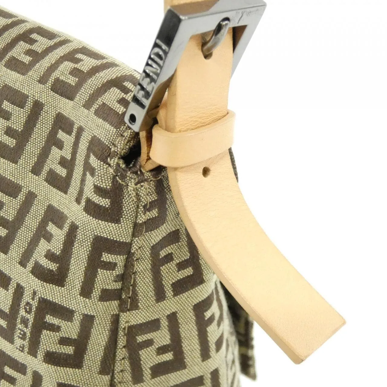 FENDI Baguette 8BR001 Shoulder Canvas Beige Canvas Rank A - Thumbnail 5
