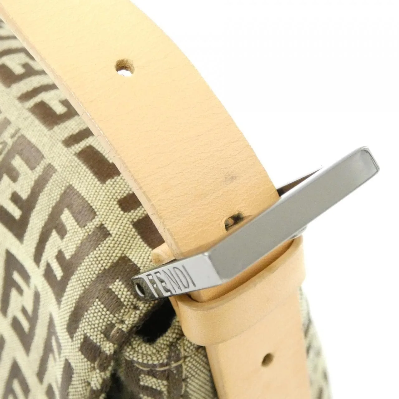 FENDI Baguette 8BR001 Shoulder Canvas Beige Canvas Rank A - Thumbnail 7