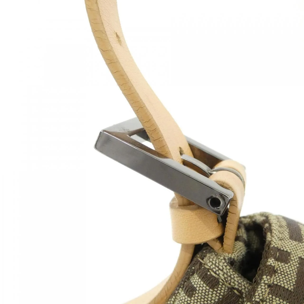 FENDI Baguette 8BR001 Shoulder Canvas Beige Canvas Rank A - Thumbnail 8