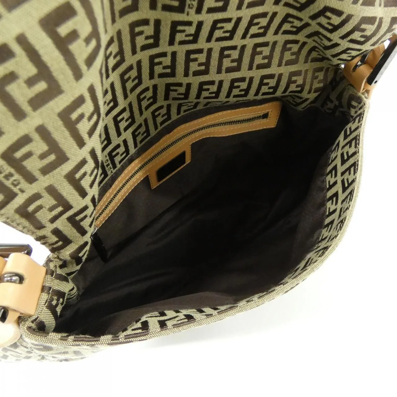 FENDI Baguette 8BR001 Shoulder Canvas Beige Canvas Rank A - Thumbnail 9