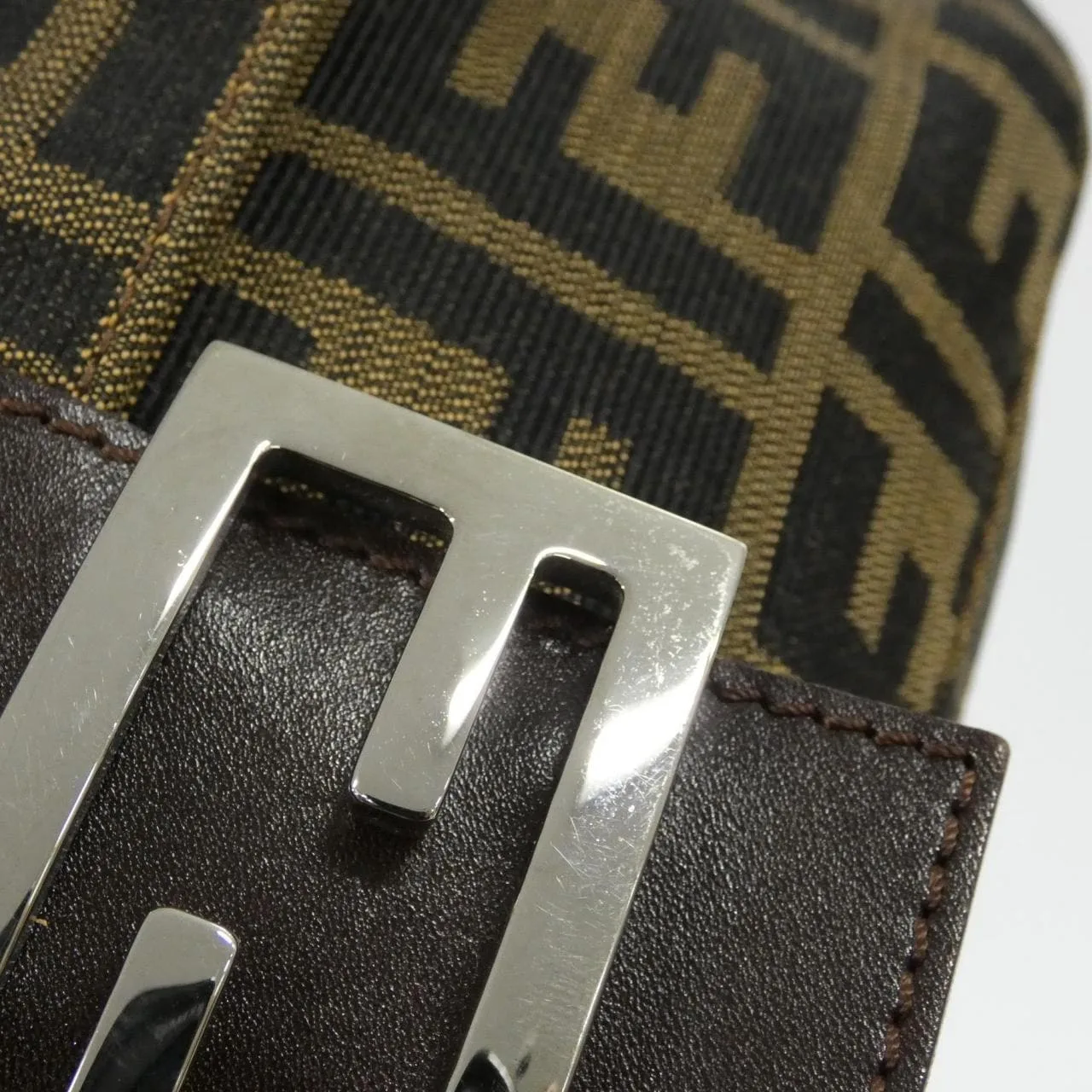FENDI Baguette 26424 Shoulder Canvas Black Canvas Rank A - Thumbnail 4