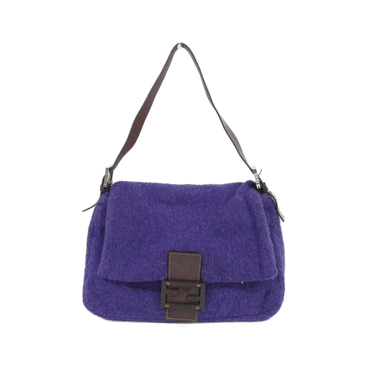 FENDI Baguette 26325 Shoulder Purple