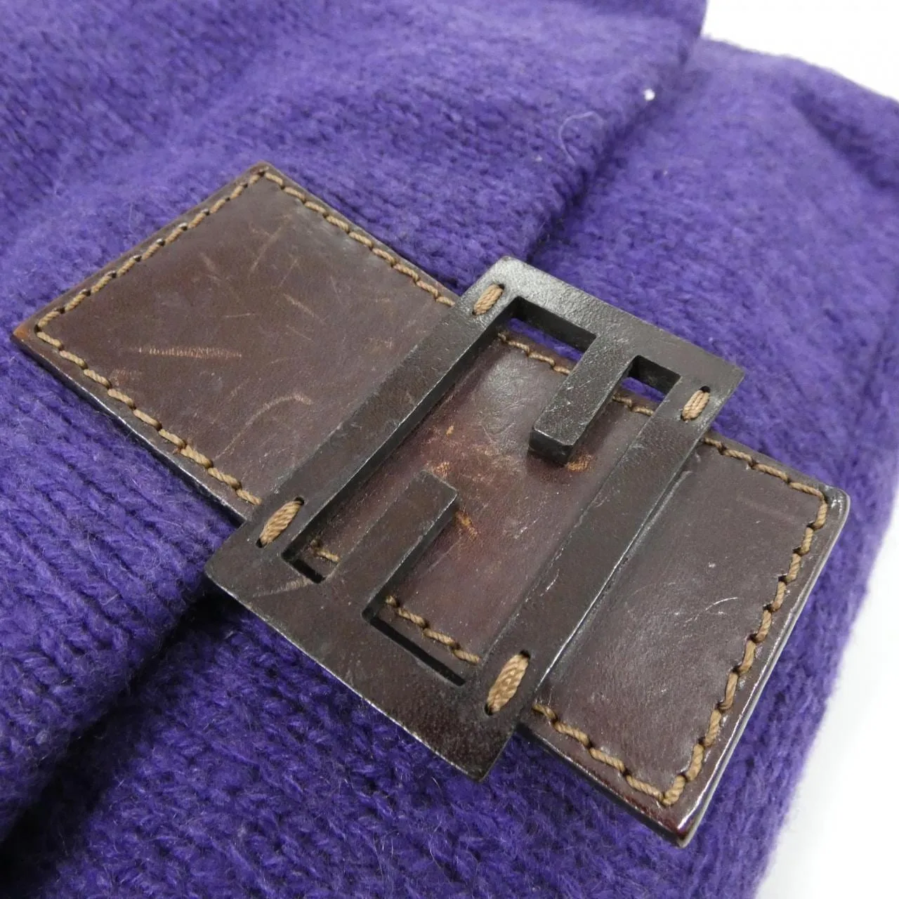 FENDI Baguette 26325 Shoulder Purple Rank B - Thumbnail 4
