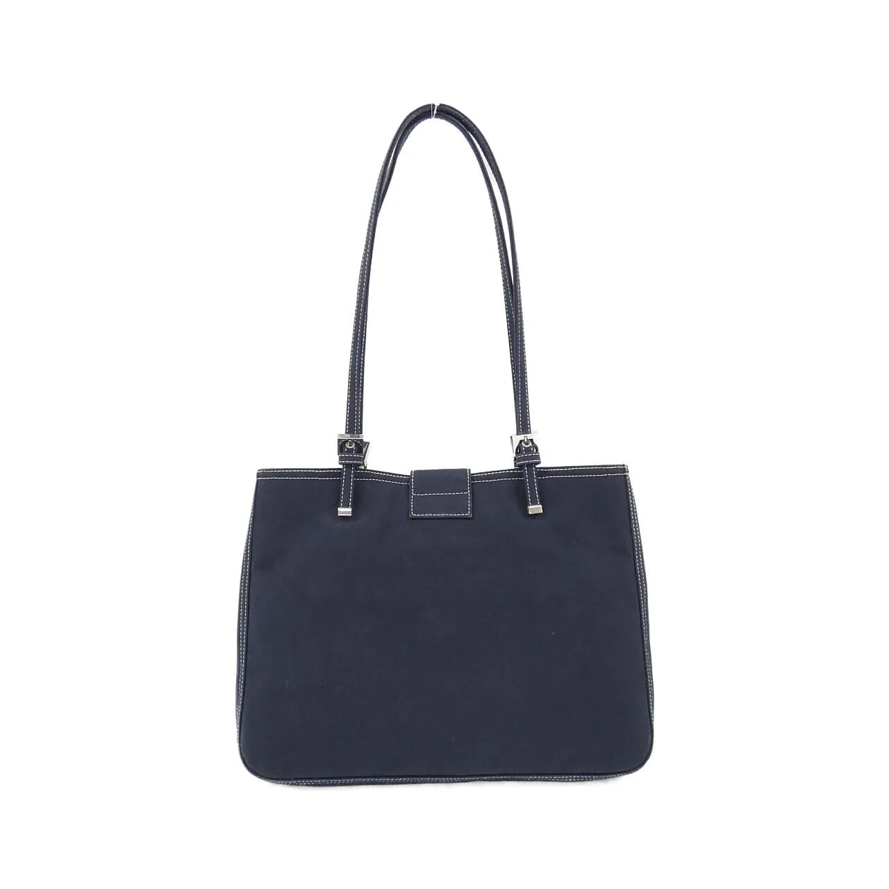 FENDI 17260 Handbag Canvas Navy Canvas Rank B - Thumbnail 2