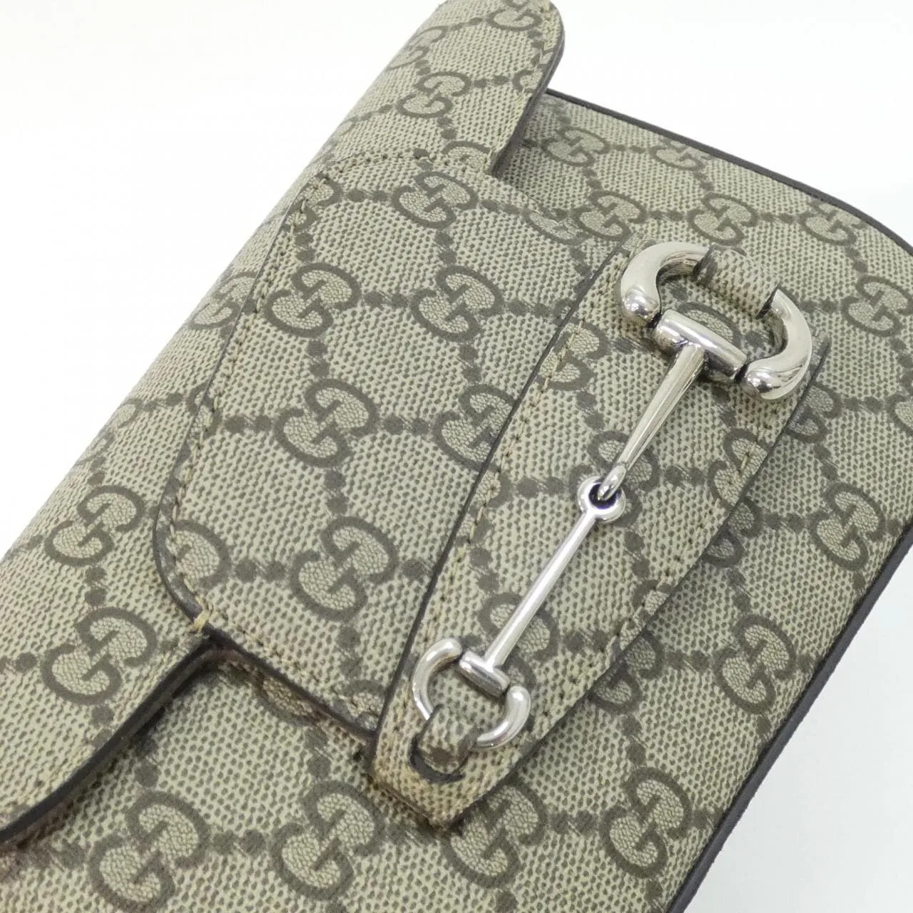 GUCCI 774209 KGD0N 肩背包 帆布 黑色 帆布 中古品A - 縮圖 4