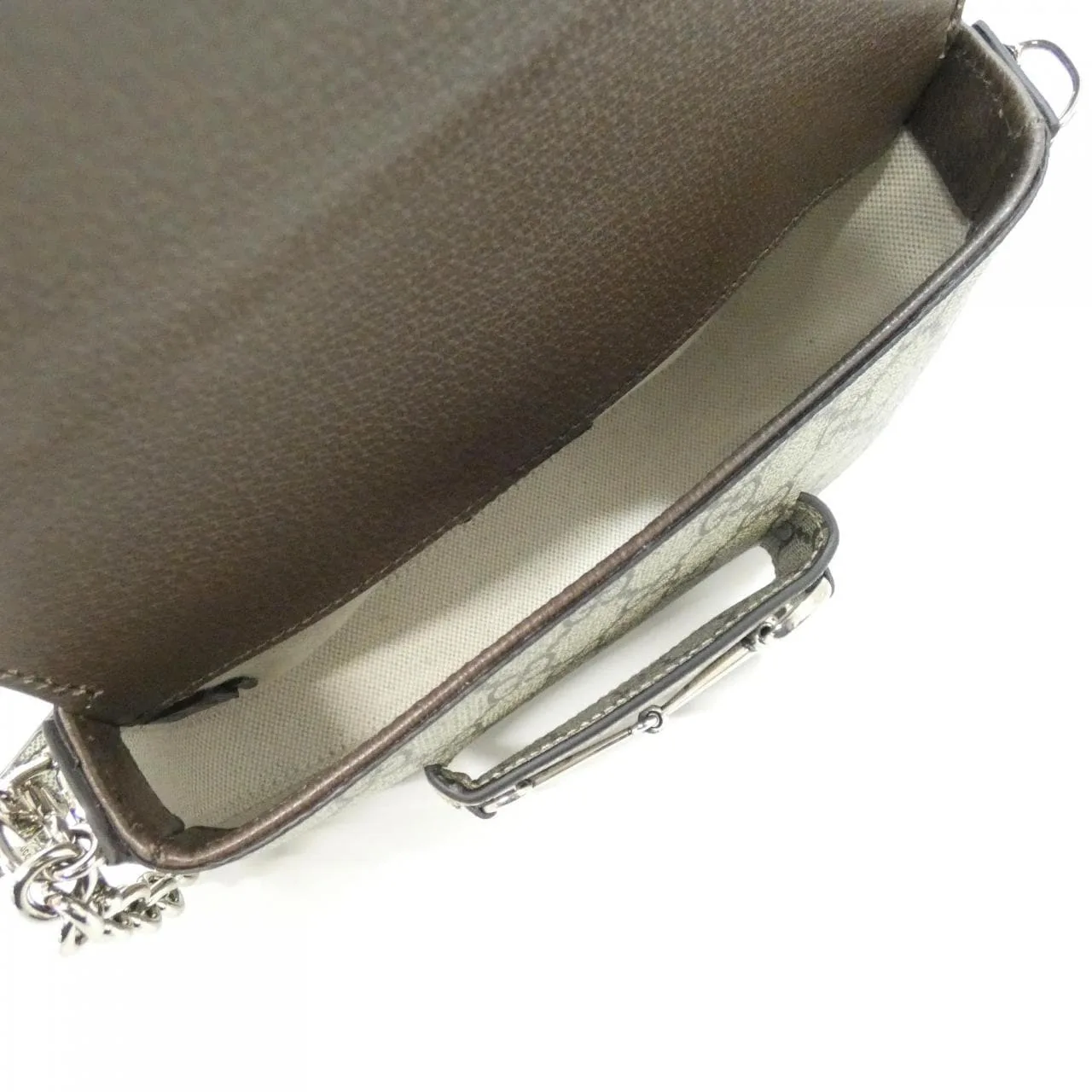 GUCCI 774209 KGD0N 肩背包 帆布 黑色 帆布 中古品A - 縮圖 6