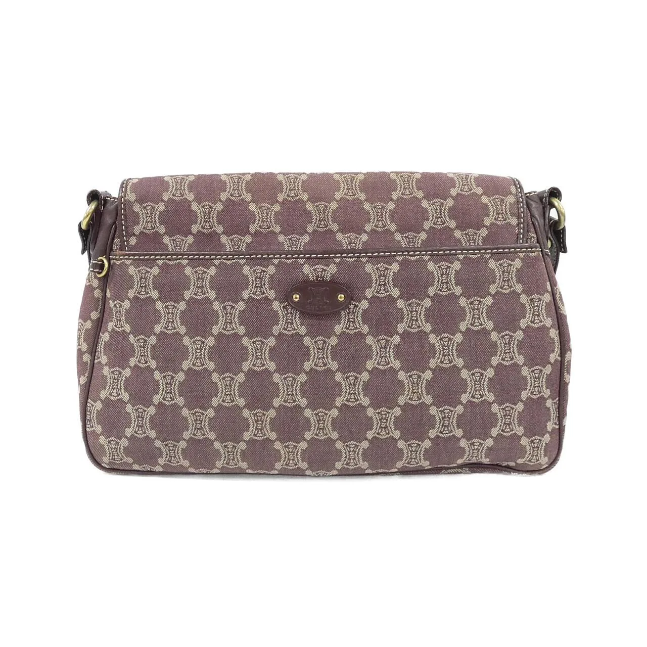 CELINE Shoulder Canvas Bordeaux Canvas Rank A - Thumbnail 2