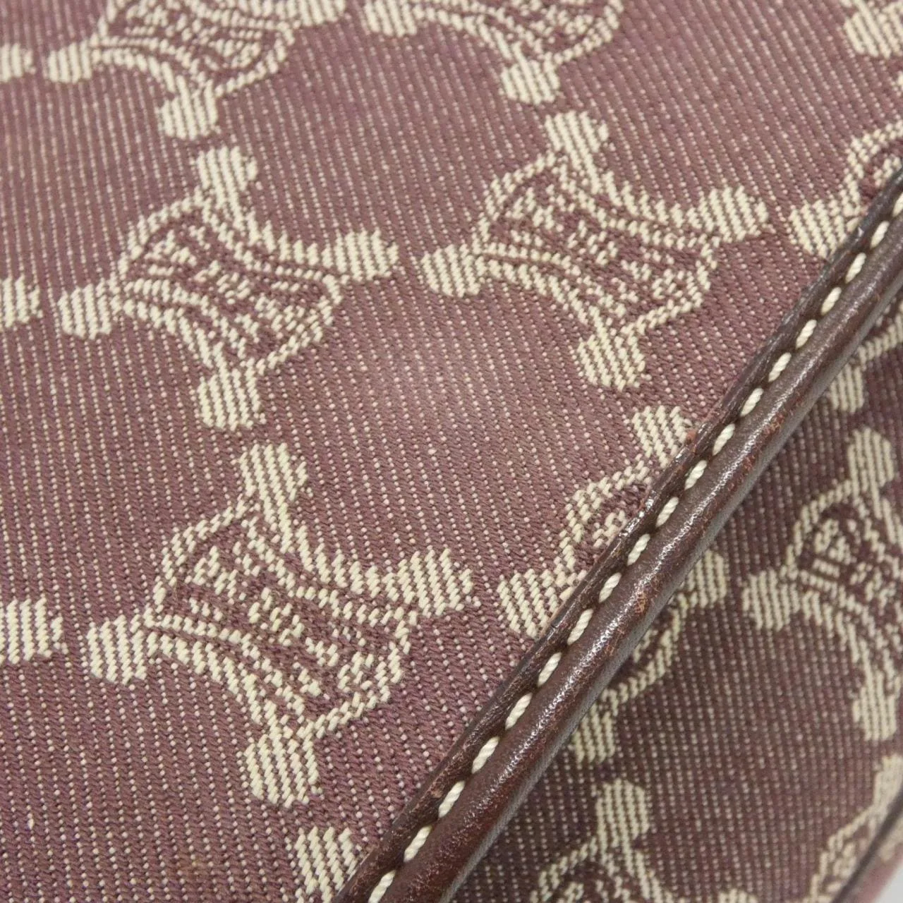 CELINE Shoulder Canvas Bordeaux Canvas Rank A - Thumbnail 4