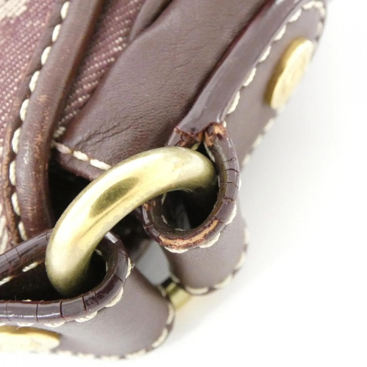CELINE Shoulder Canvas Bordeaux Canvas Rank A - Thumbnail 7
