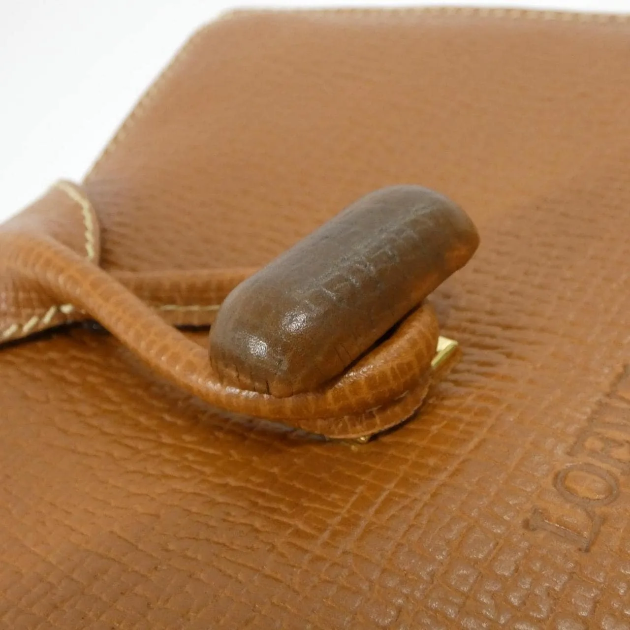LOEWE Shoulder Leather Brown Leather Rank A - Thumbnail 5