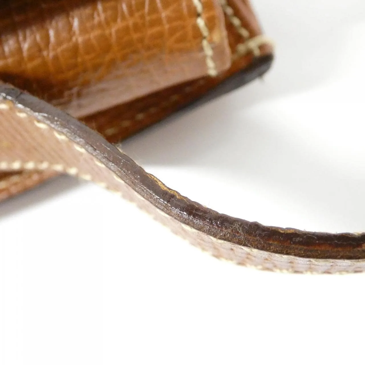 LOEWE Shoulder Leather Brown Leather Rank A - Thumbnail 7