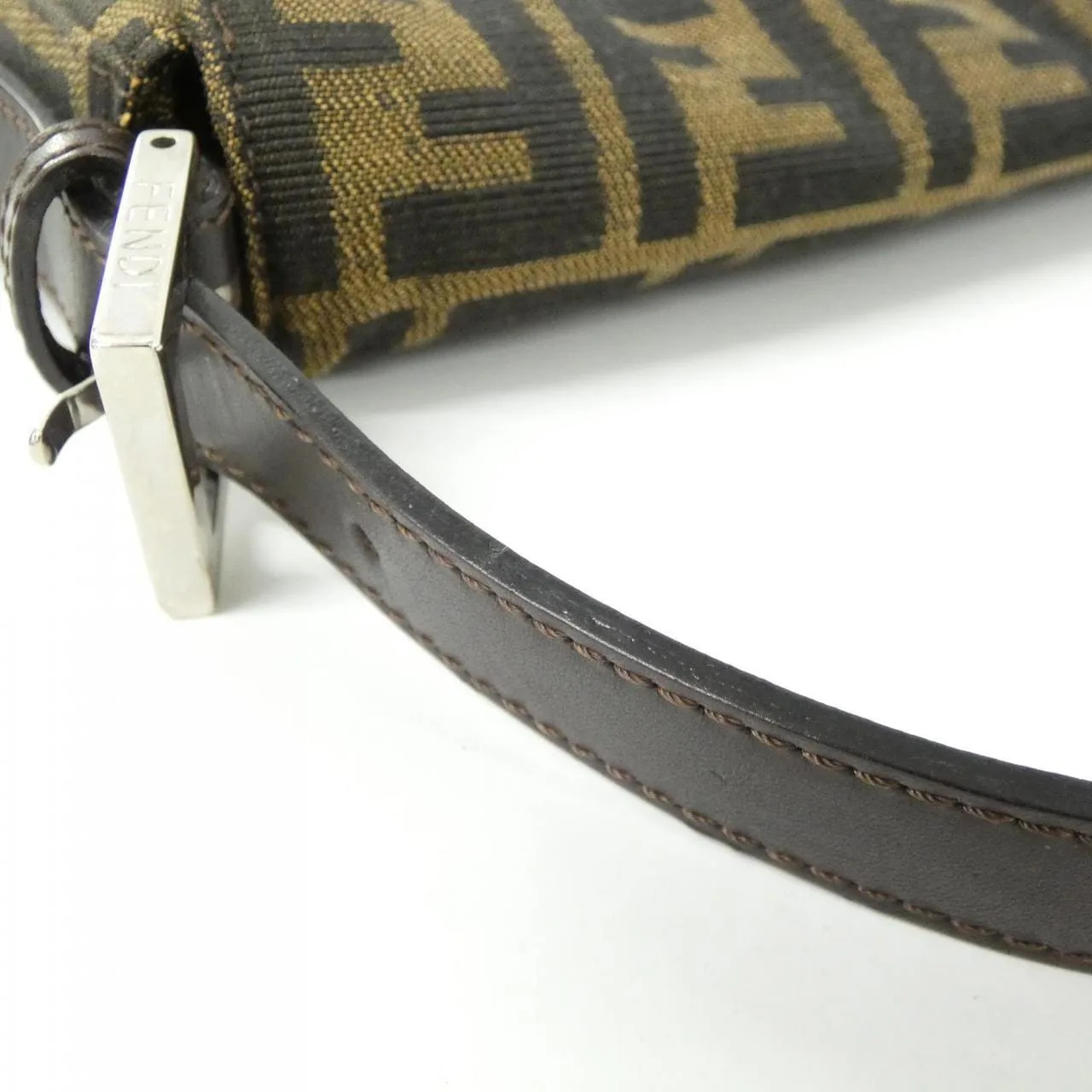 FENDI Baguette 26424 Shoulder Canvas Black Canvas Rank A - Thumbnail 6