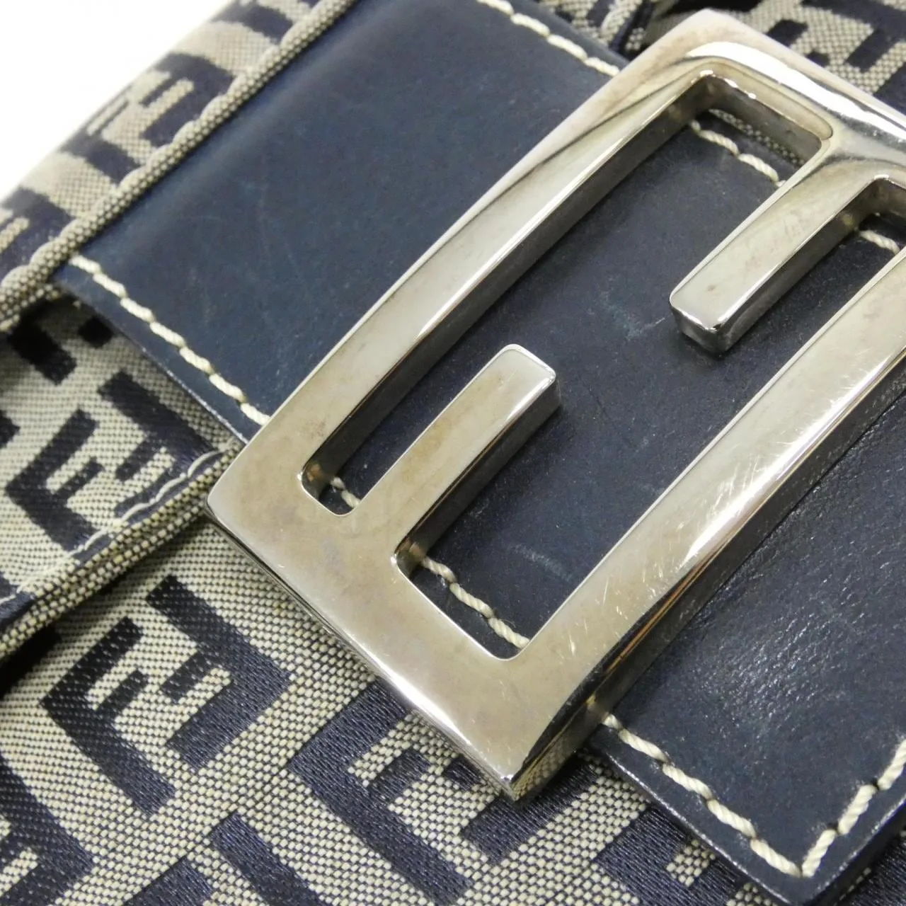FENDI 26426 Shoulder Canvas Navy Canvas Rank B - Thumbnail 4