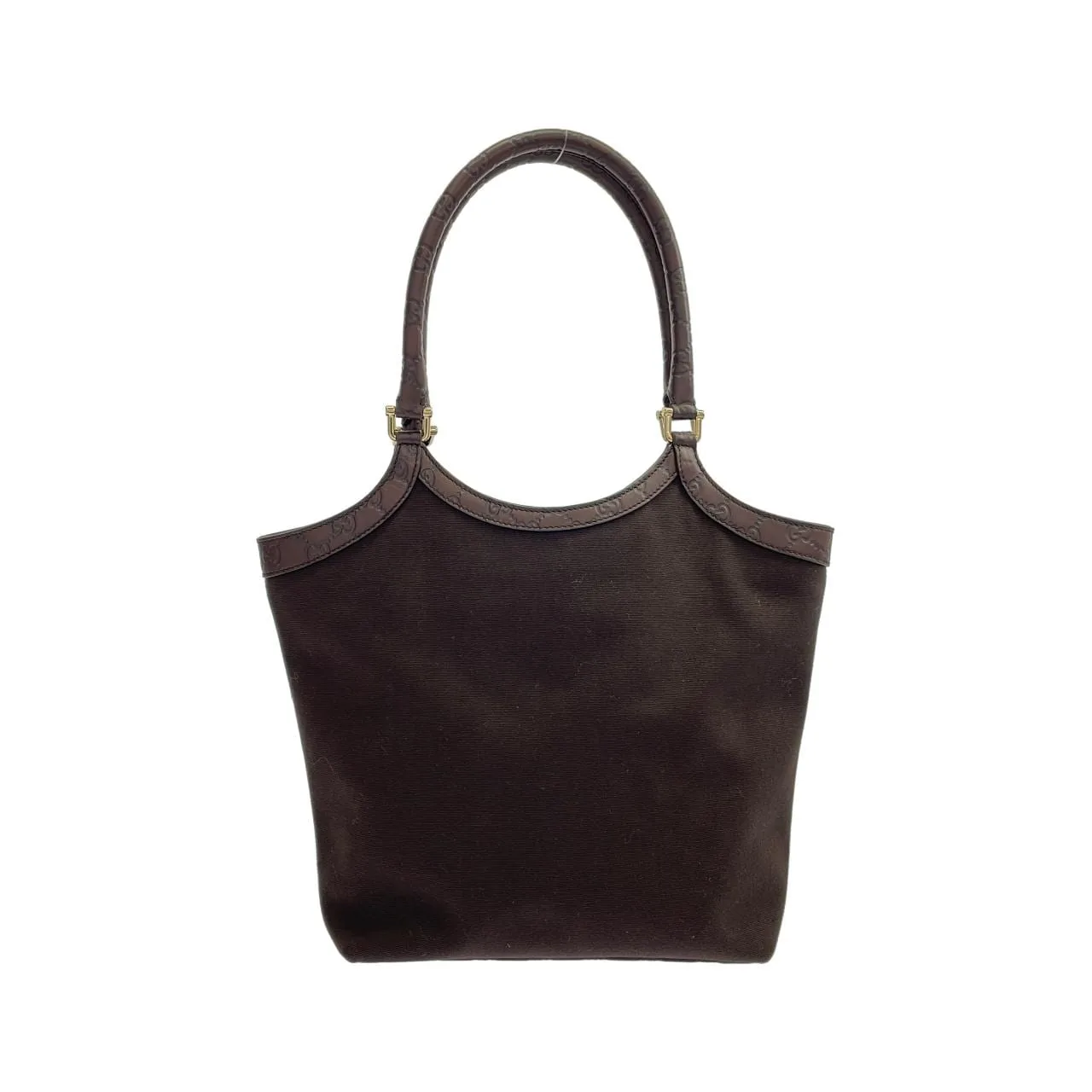 GUCCI 279153 手提包 帆布 棕色 帆布 中古品A - 縮圖 2