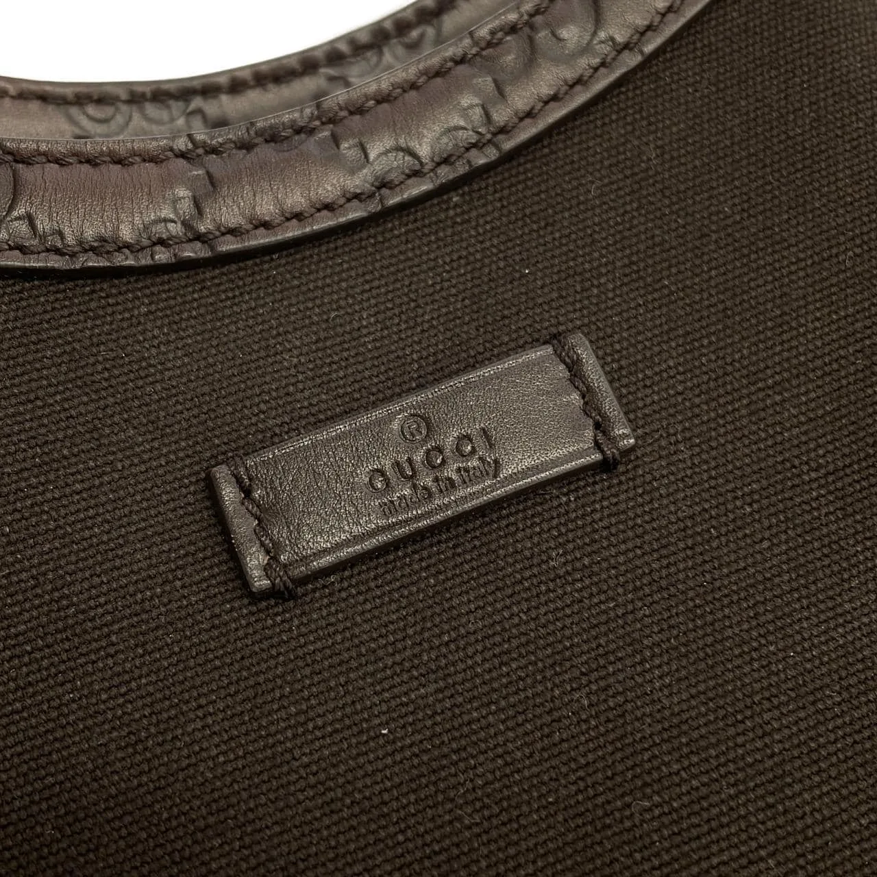 GUCCI 279153 手提包 帆布 棕色 帆布 中古品A - 縮圖 4