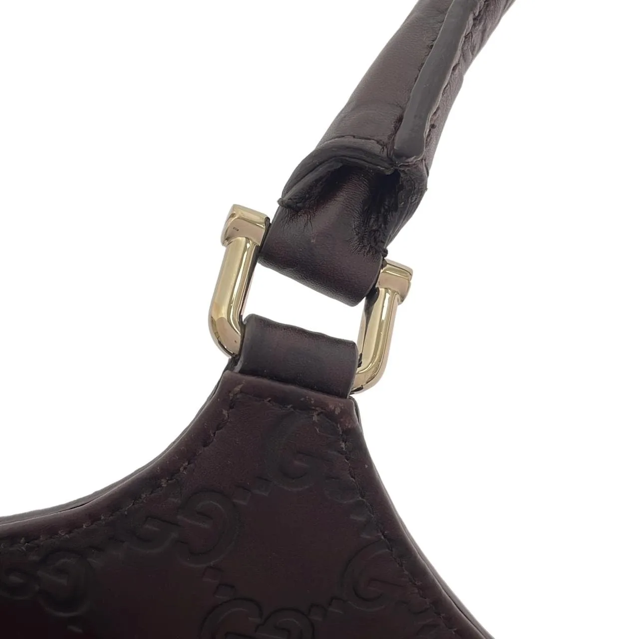 GUCCI 279153 手提包 帆布 棕色 帆布 中古品A - 縮圖 6