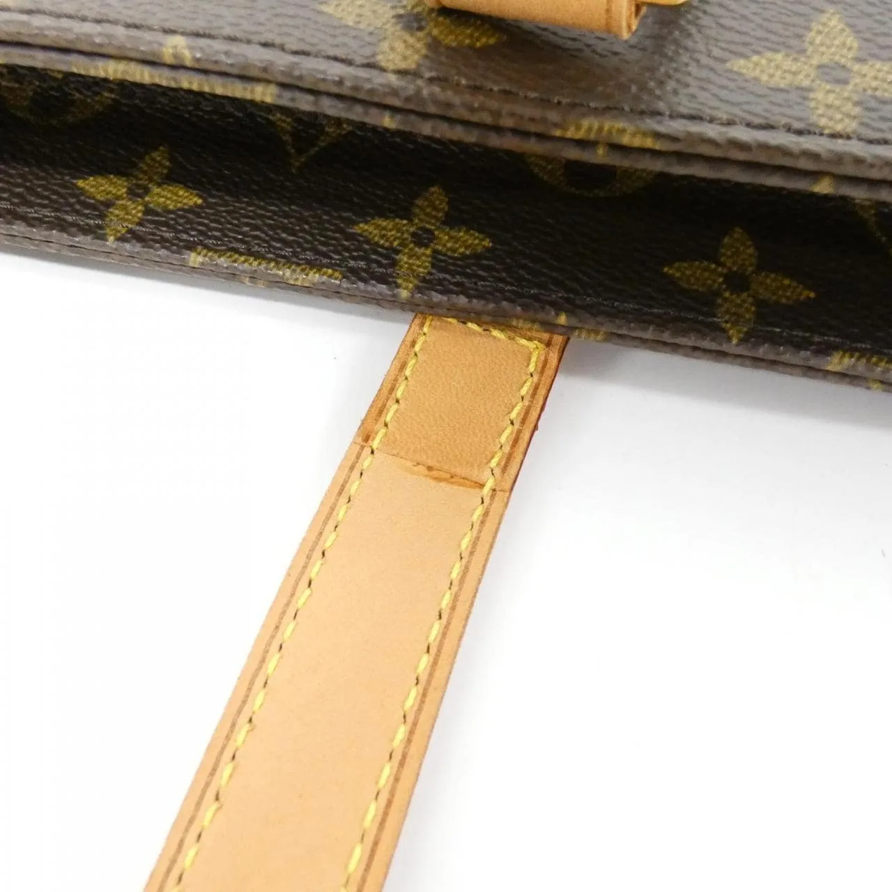 LOUIS VUITTON M51155 Handbag Monogram 黑色 Monogram 中古品A - 縮圖 3