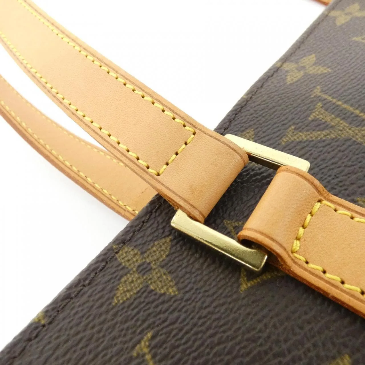 LOUIS VUITTON M51155 Handbag Monogram 黑色 Monogram 中古品A - 縮圖 4