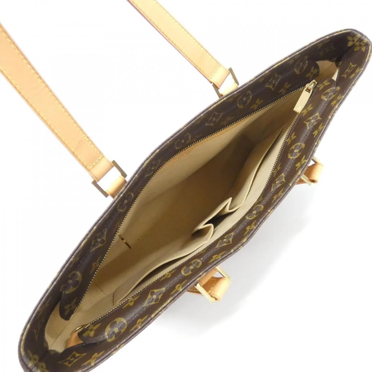 LOUIS VUITTON M51155 Handbag Monogram 黑色 Monogram 中古品A - 縮圖 5