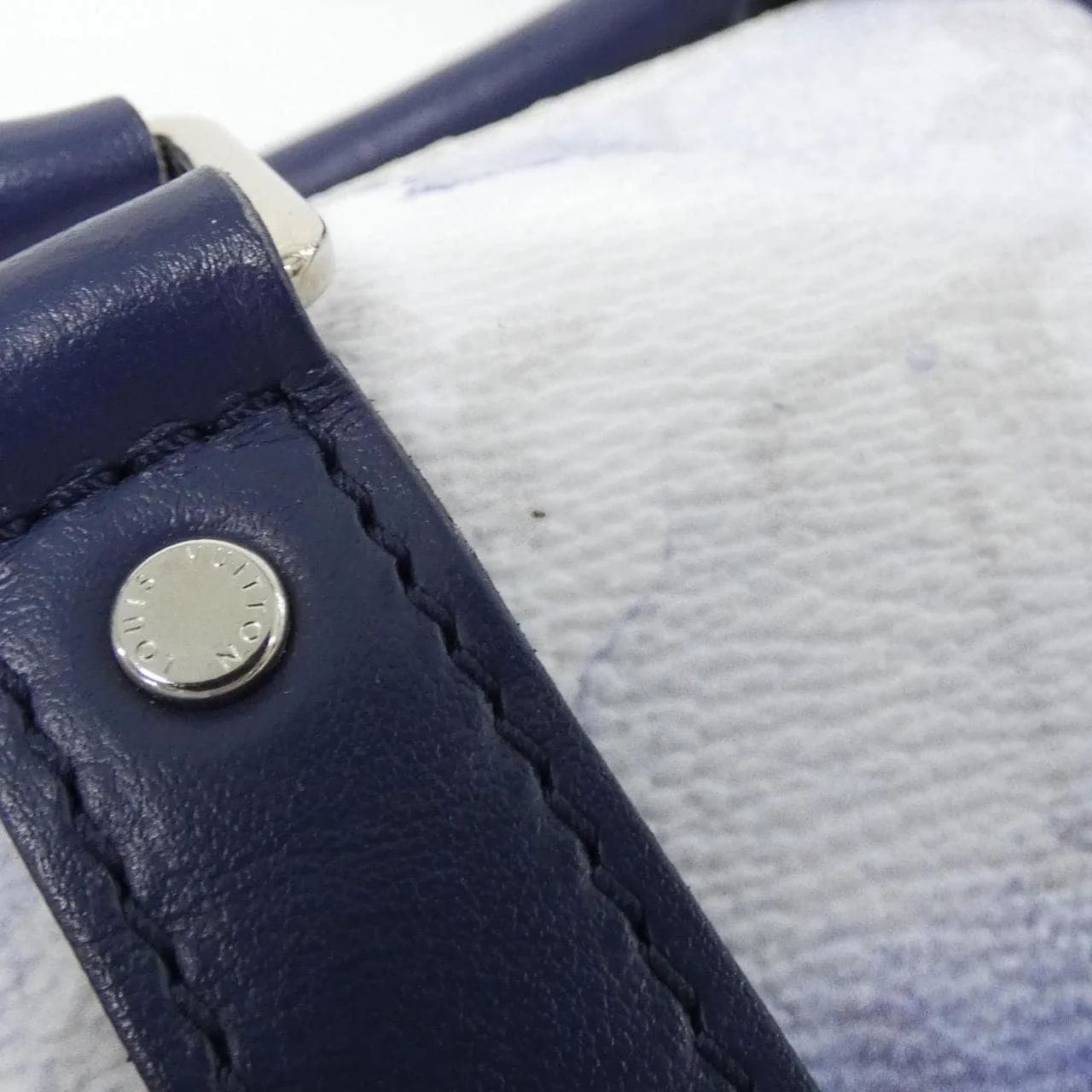 LOUIS VUITTON Keepall M45761 Boston Monogram Blue Monogram Rank A - Thumbnail 4