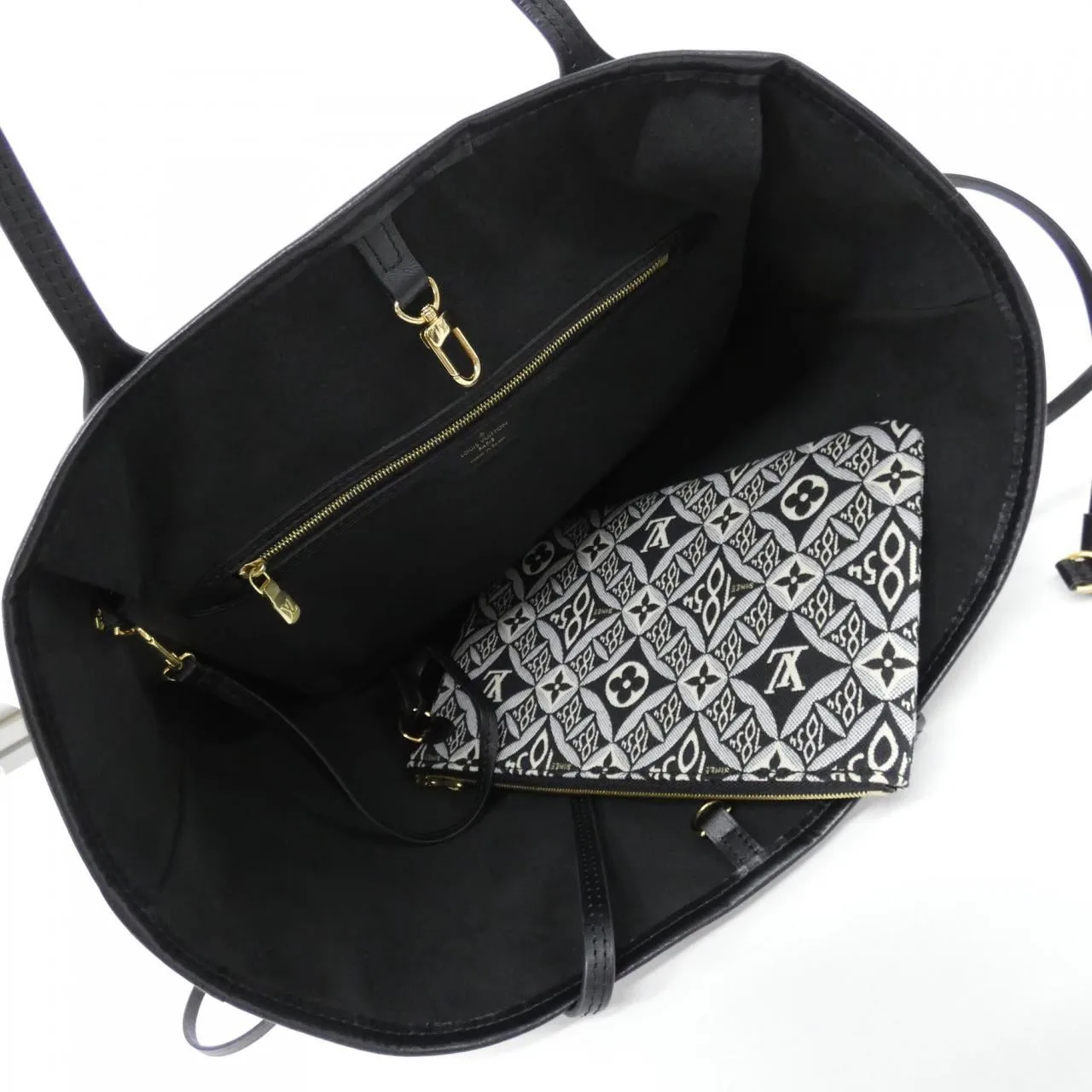LOUIS VUITTON Neverfull M57230 Tote Black Rank A - Thumbnail 7