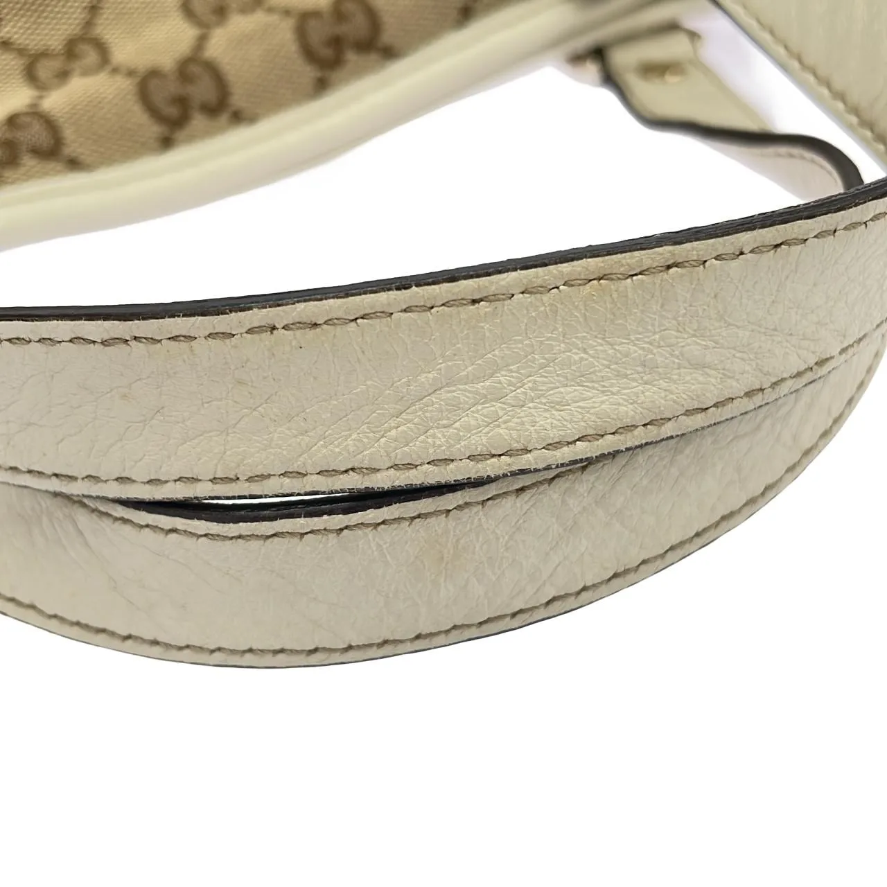 GUCCI 211955 手提包 帆布 米色 帆布 中古品A - 縮圖 8