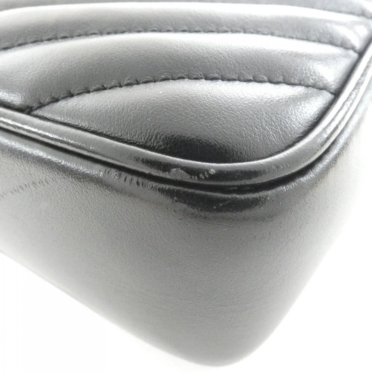 SAINT LAURENT 520534 DV708 Shoulder Black Rank B - Thumbnail 3
