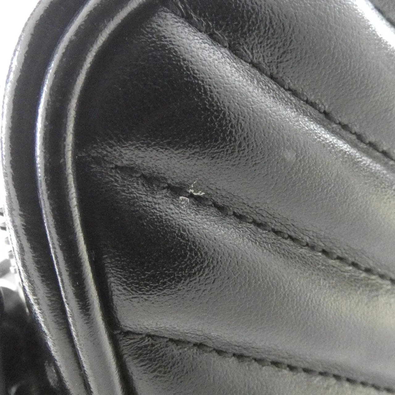 SAINT LAURENT 520534 DV708 Shoulder Black Rank B - Thumbnail 4