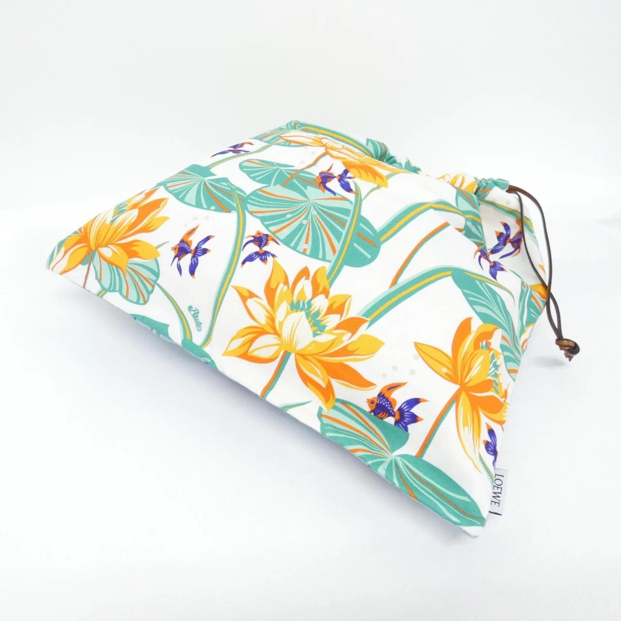 LOEWE Pouch Canvas White Canvas Rank A - Thumbnail 3