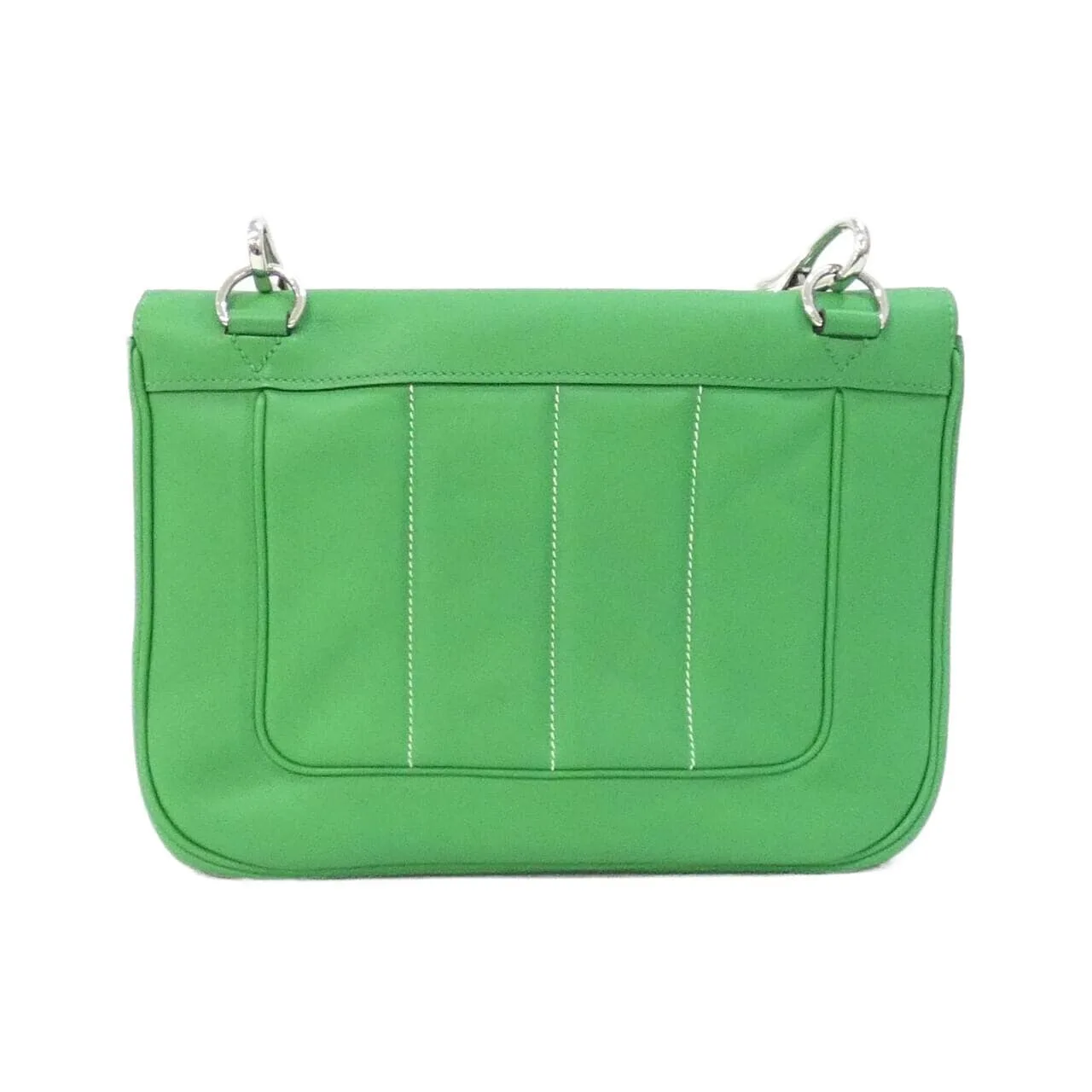 HERMES Shoulder Swift Black Swift Leather Rank A - Thumbnail 2