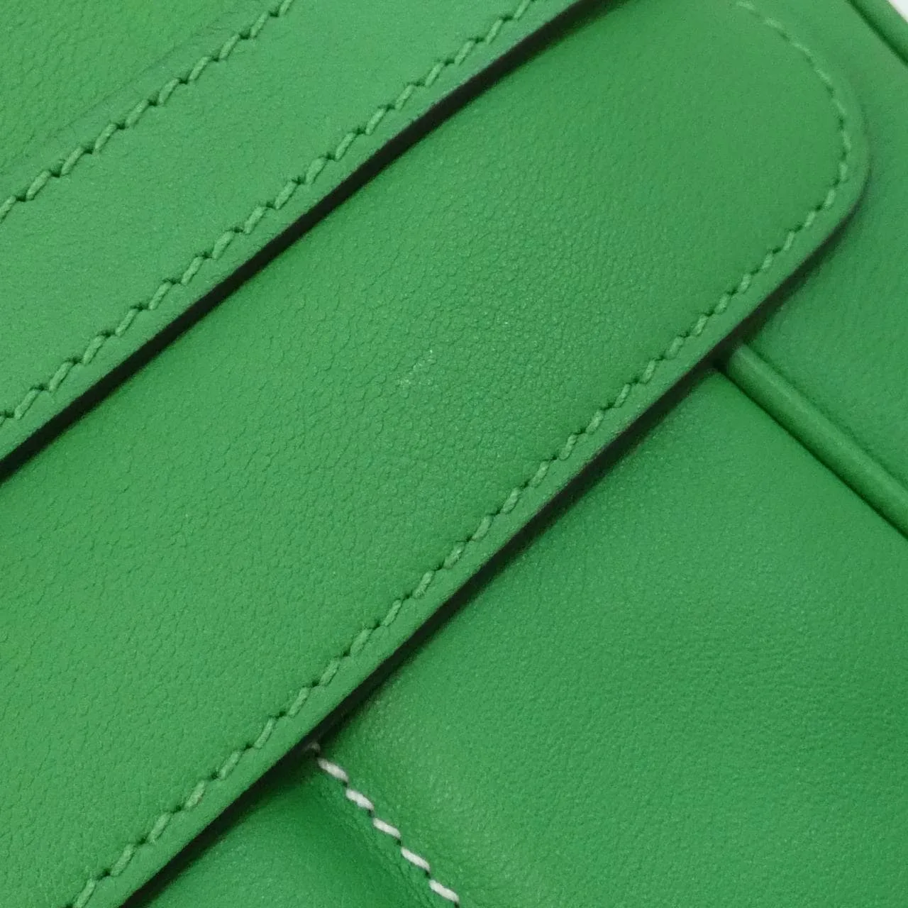 HERMES Shoulder Swift Black Swift Leather Rank A - Thumbnail 5