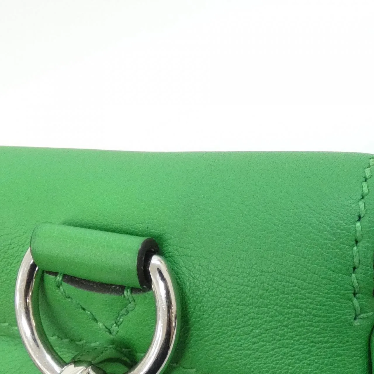 HERMES Shoulder Swift Black Swift Leather Rank A - Thumbnail 6