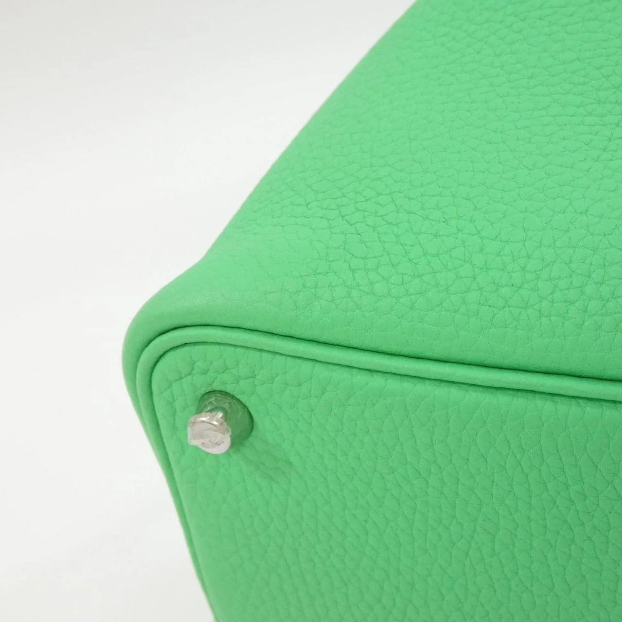 HERMES Picotin 056289CK Handbag Clemence Black Clemence Leather Rank A - Thumbnail 3