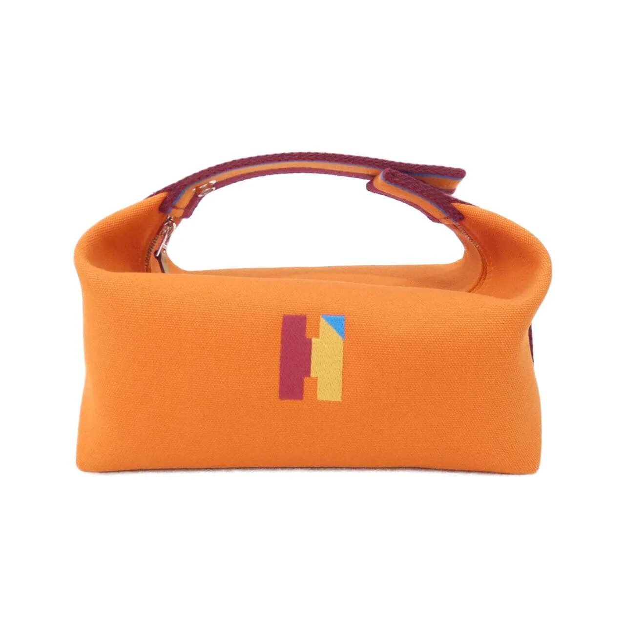 HERMES 104346M Pouch Canvas