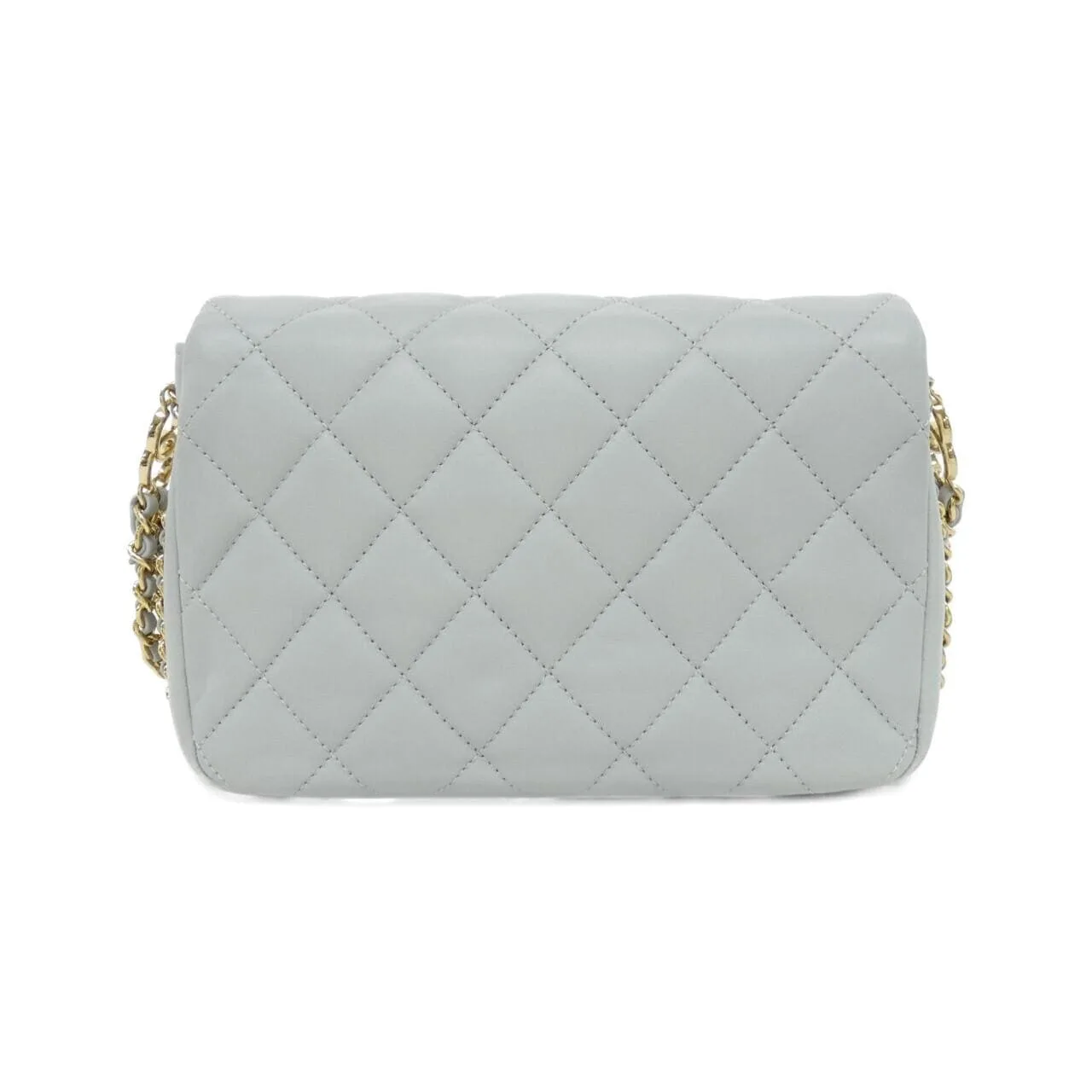 CHANEL Chanel 22 AS3757 肩背包 羊皮 灰色 羊皮 中古品A - 縮圖 2