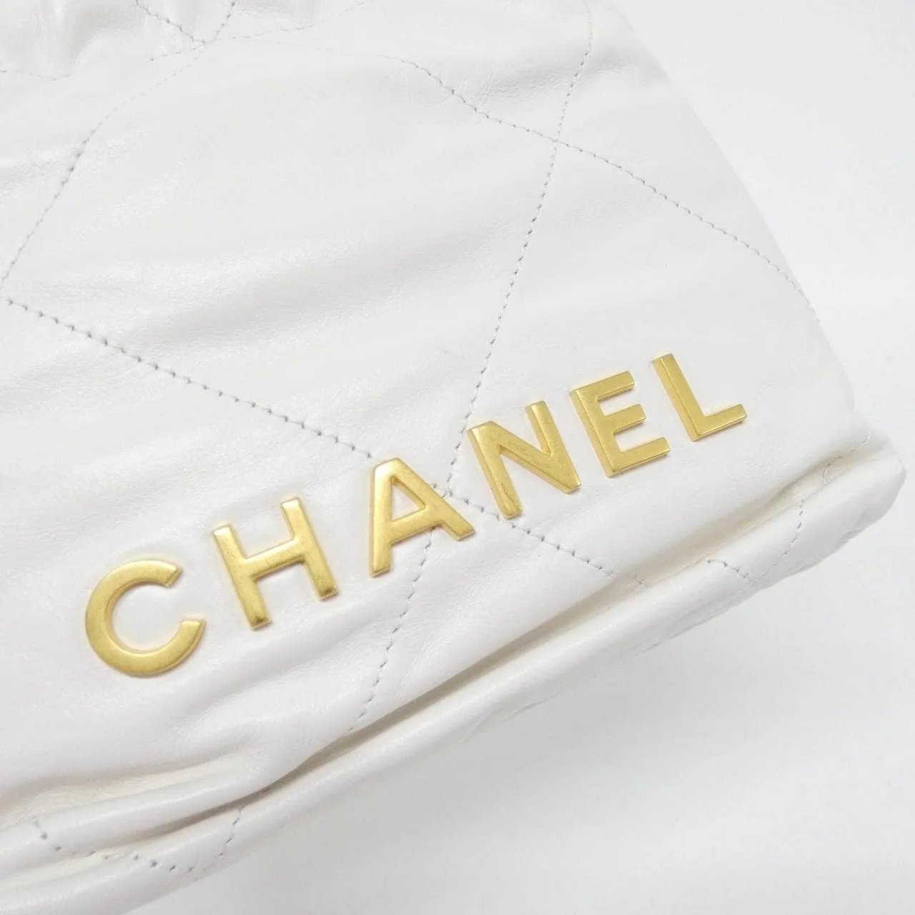 CHANEL Chanel 22 AS3980 Handbag 白色 中古品A - 縮圖 6