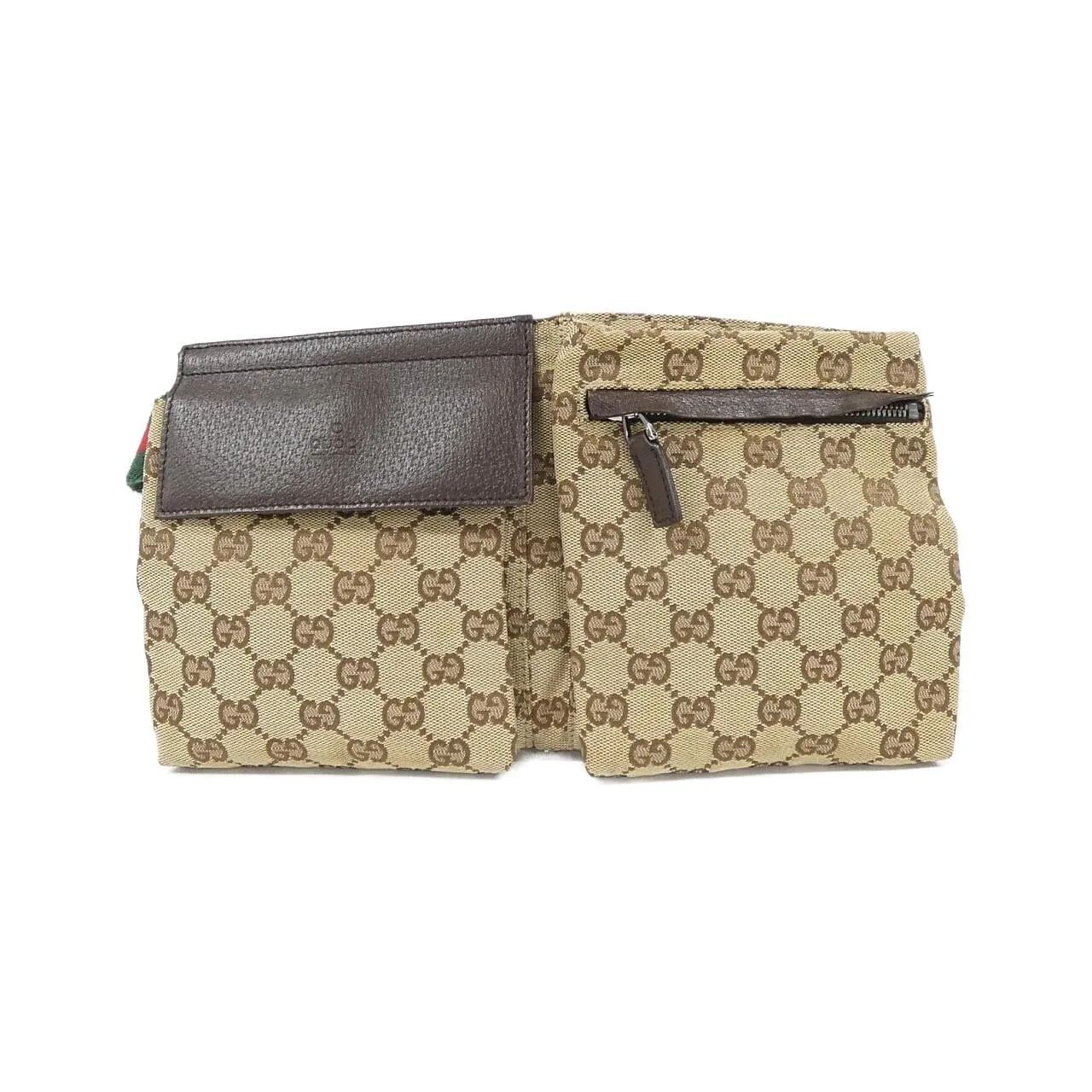GUCCI 28566 F4FOR 腰包 帆布 Beige