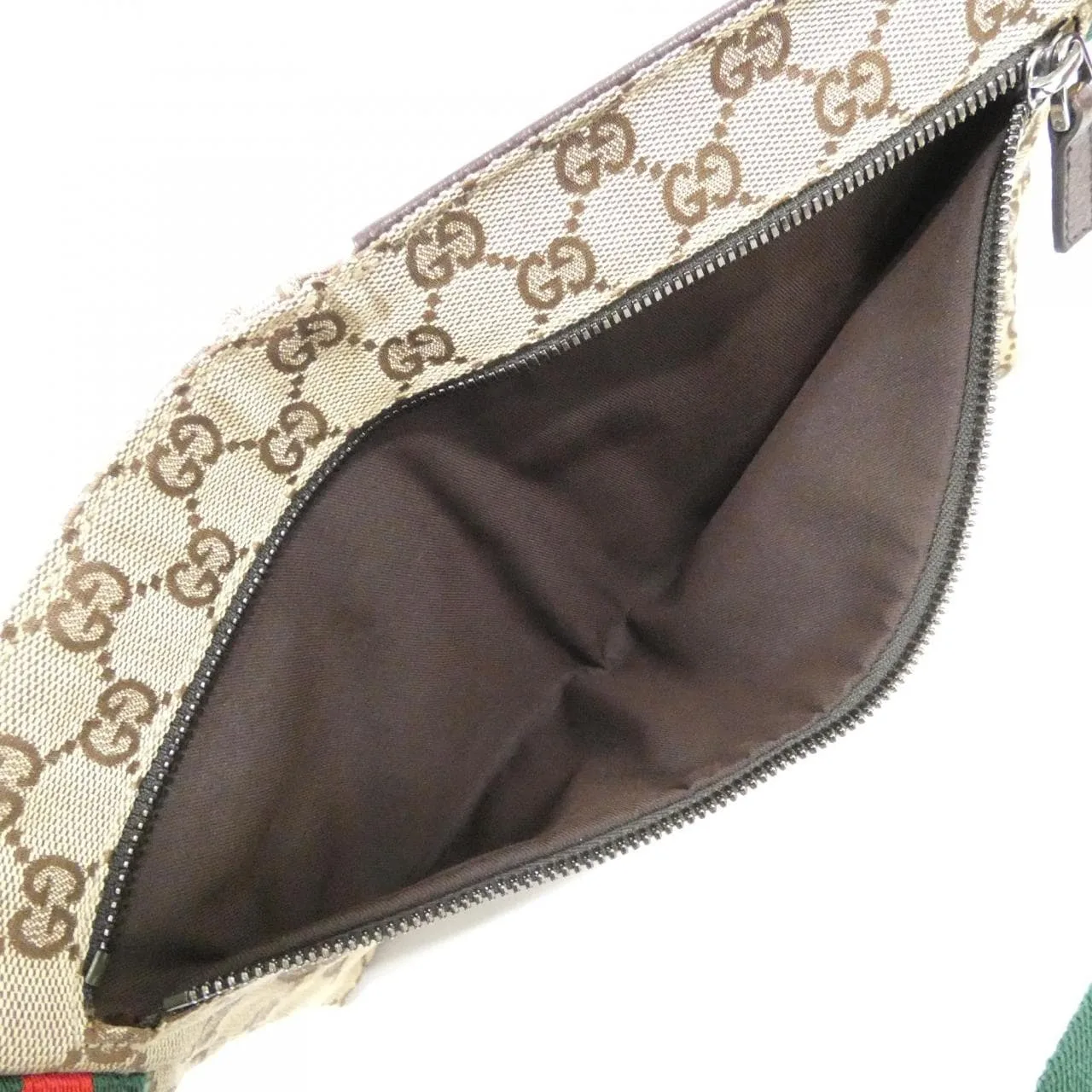 GUCCI 28566 F4FOR 腰包 帆布 米色 帆布 中古品A - 縮圖 8