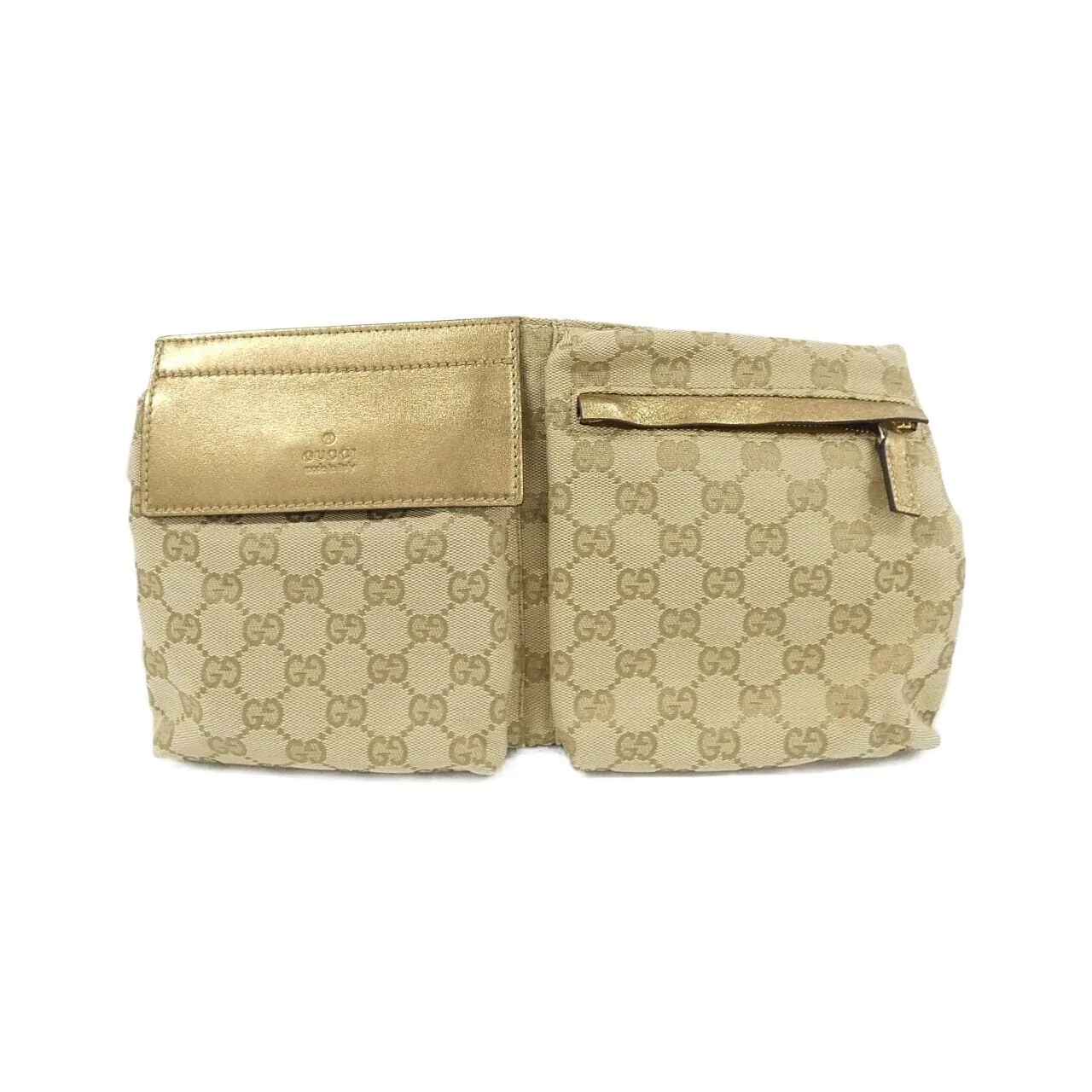 GUCCI 28566 Belt Canvas Black