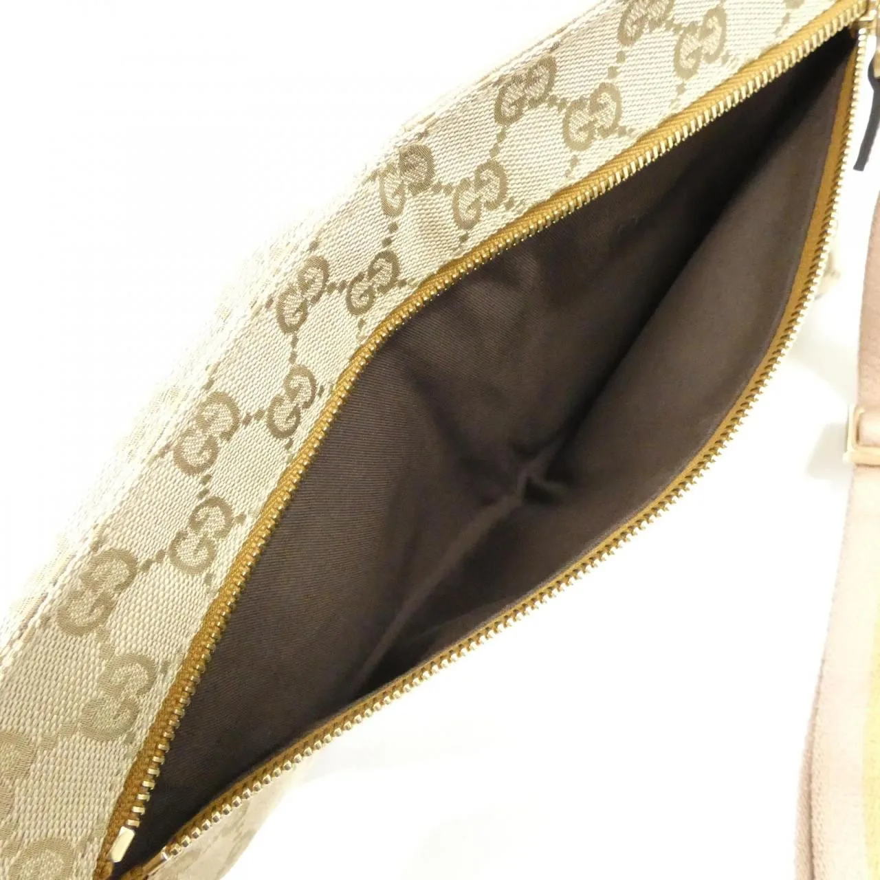GUCCI 28566 Belt Canvas 黑色 帆布 中古品A - 縮圖 7