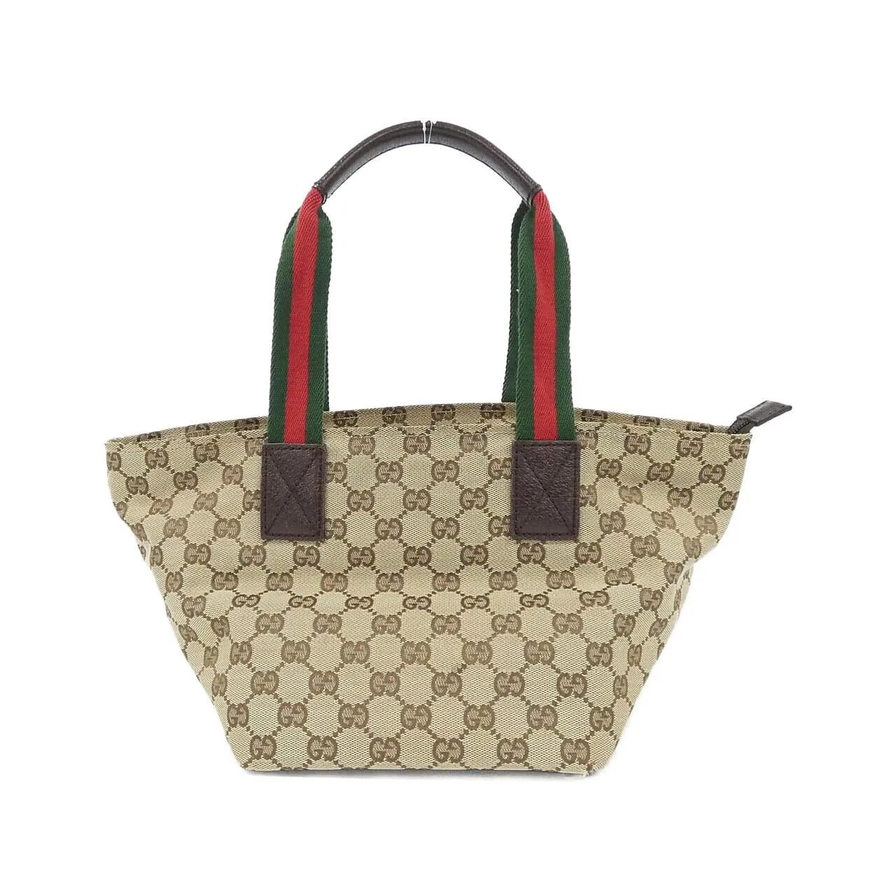 GUCCI 131228 KQWGR 手提包 帆布 米色 帆布 中古品A - 縮圖 2