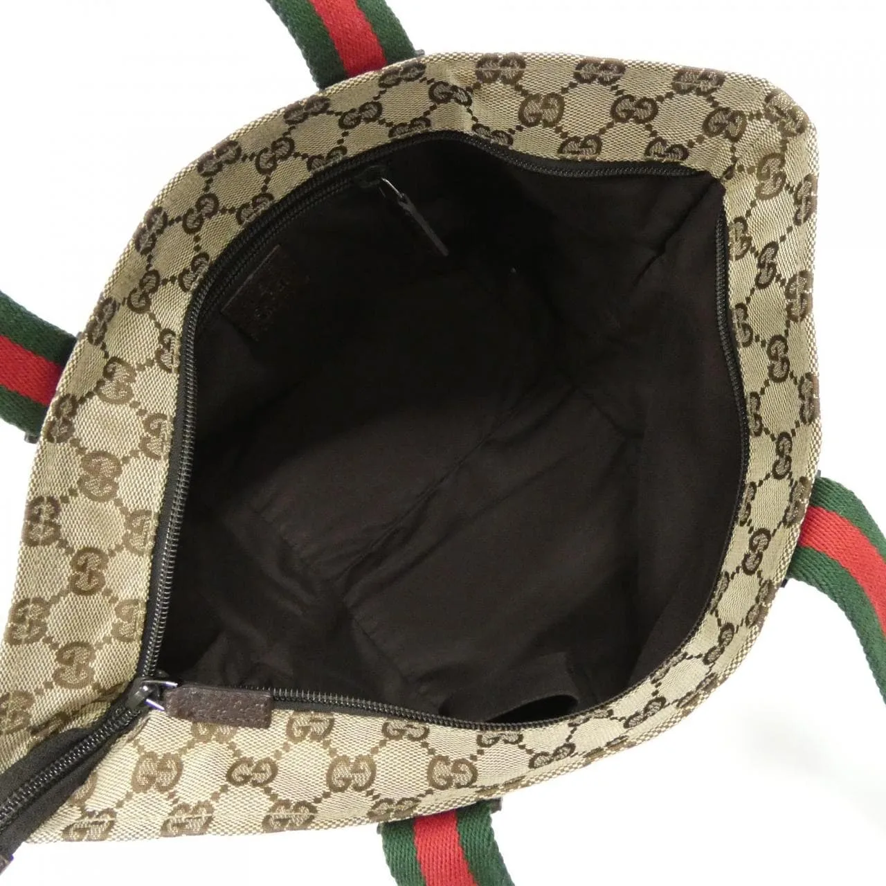 GUCCI 131228 KQWGR 手提包 帆布 米色 帆布 中古品A - 縮圖 9