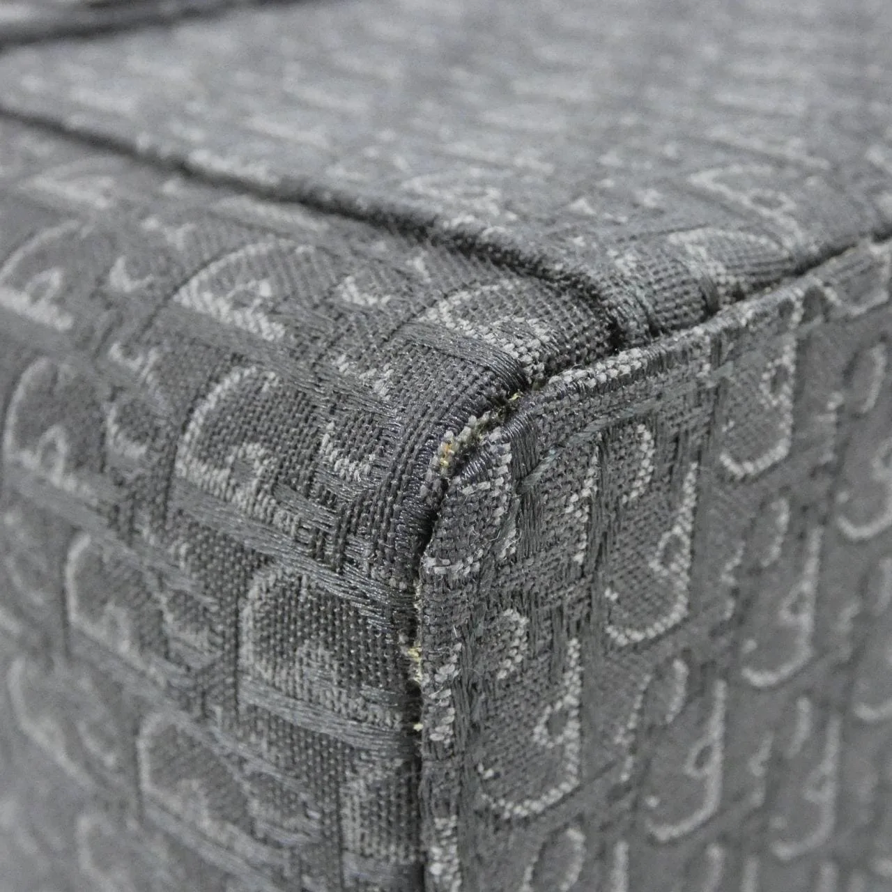 DIOR Handbag Canvas Black Canvas Rank A - Thumbnail 3