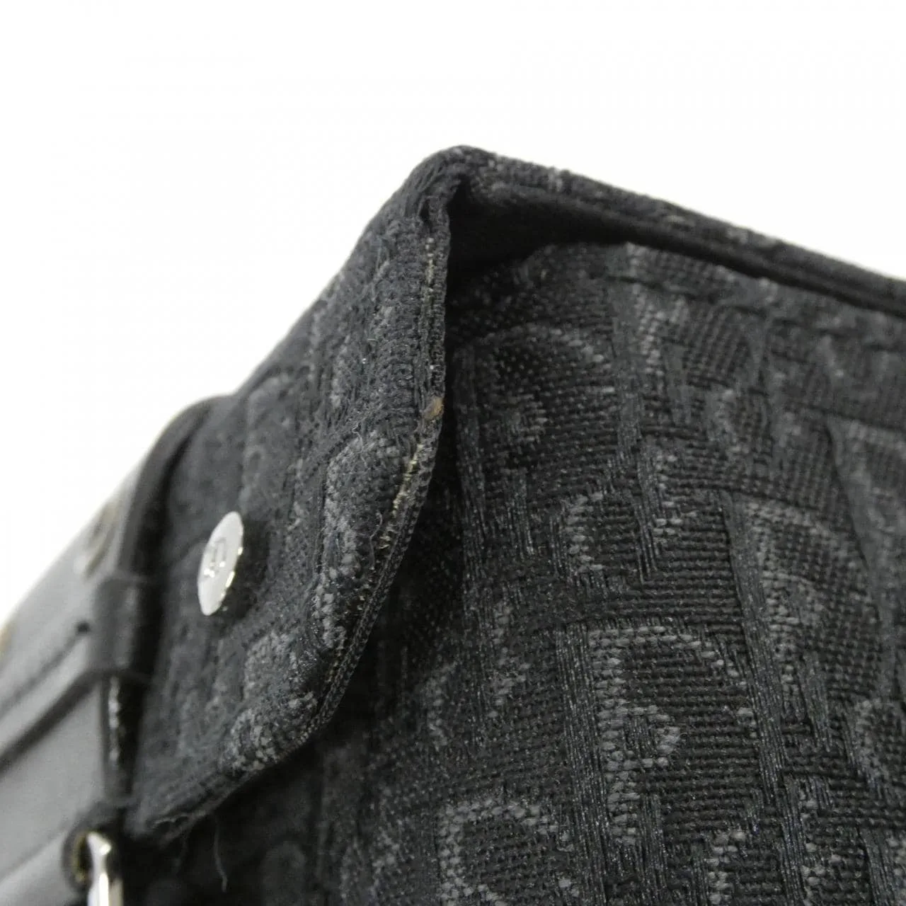 DIOR Handbag Canvas Black Canvas Rank A - Thumbnail 4