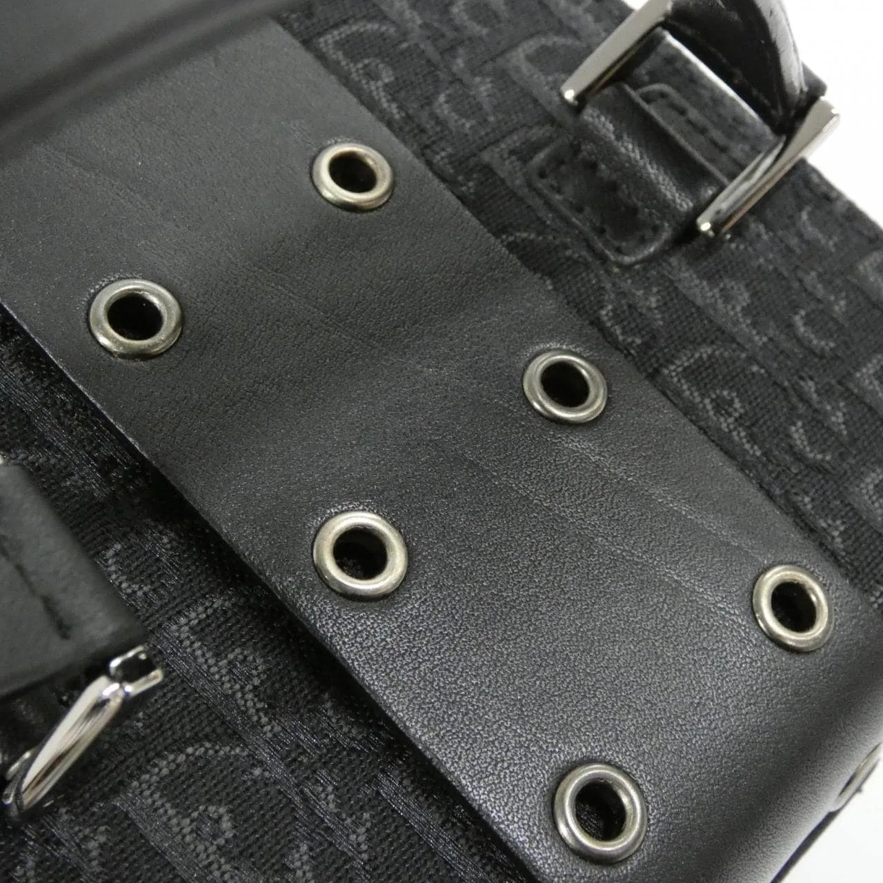 DIOR Handbag Canvas Black Canvas Rank A - Thumbnail 5