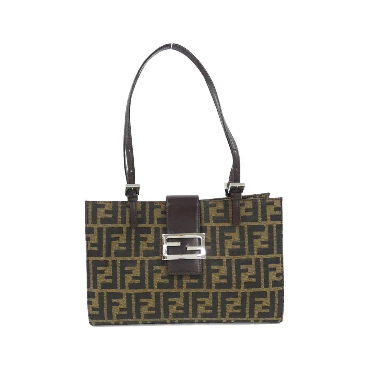 FENDI 158081 Handbag Canvas Black