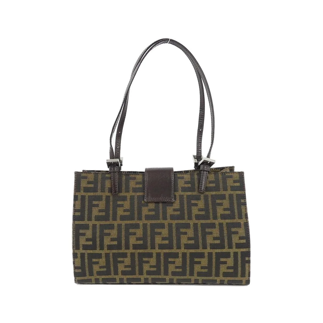 FENDI 158081 Handbag Canvas Black Canvas Rank A - Thumbnail 2