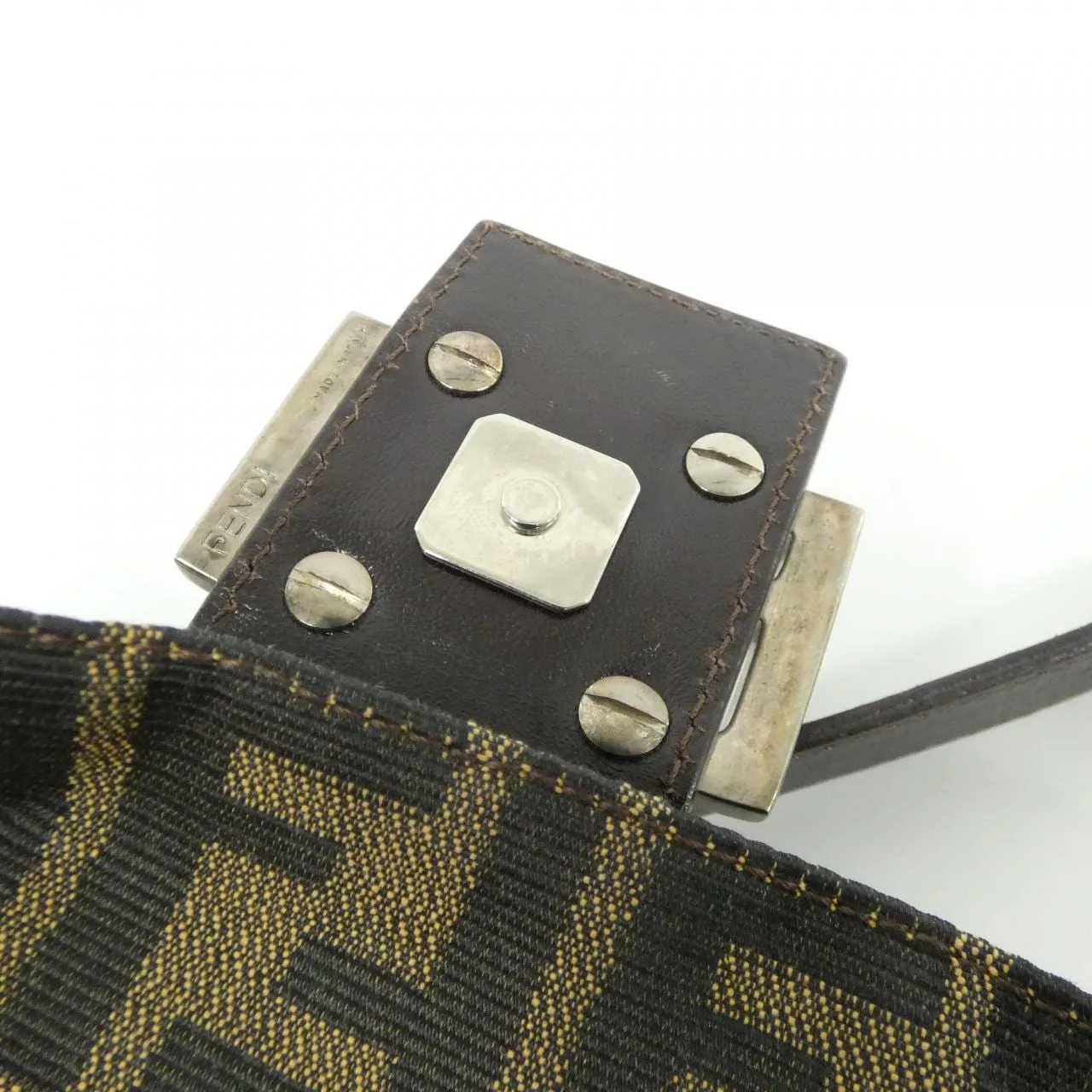 FENDI Baguette 26424 Shoulder Canvas Black Canvas Rank A - Thumbnail 10